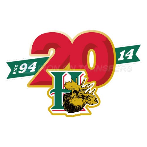 Halifax Mooseheads Iron-on Stickers (Heat Transfers)NO.7432